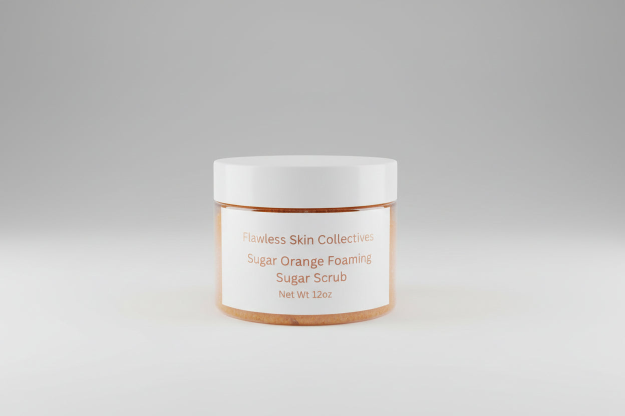 ORANGE SUGAR FOAMING SUGAR SCRUB