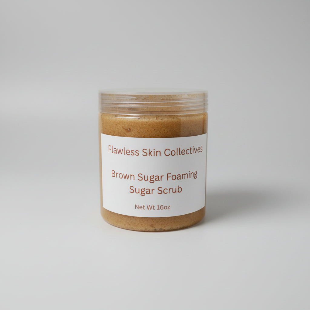 BROWN SUGAR FOAMING SUGAR SCRUB