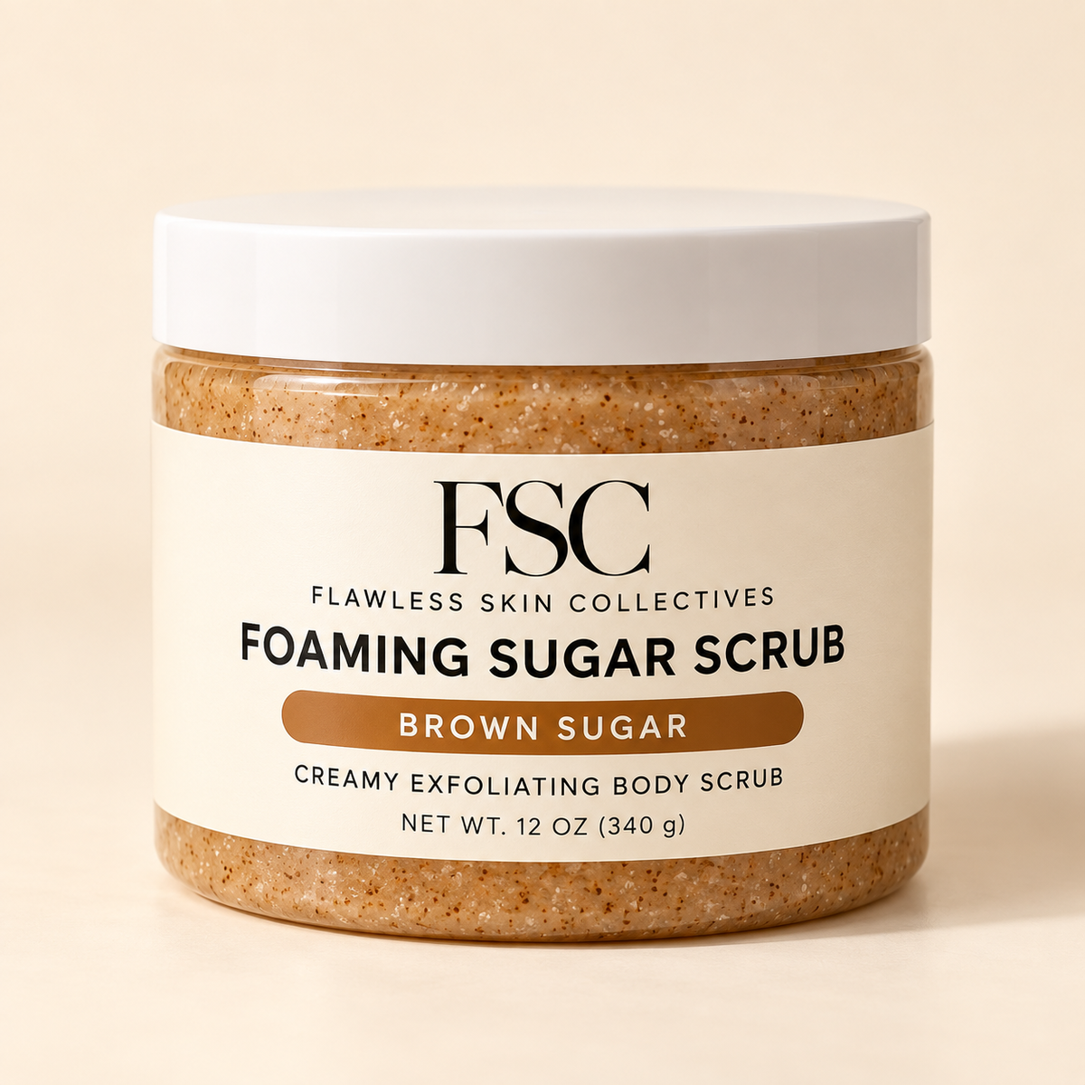 BROWN SUGAR FOAMING SUGAR SCRUB