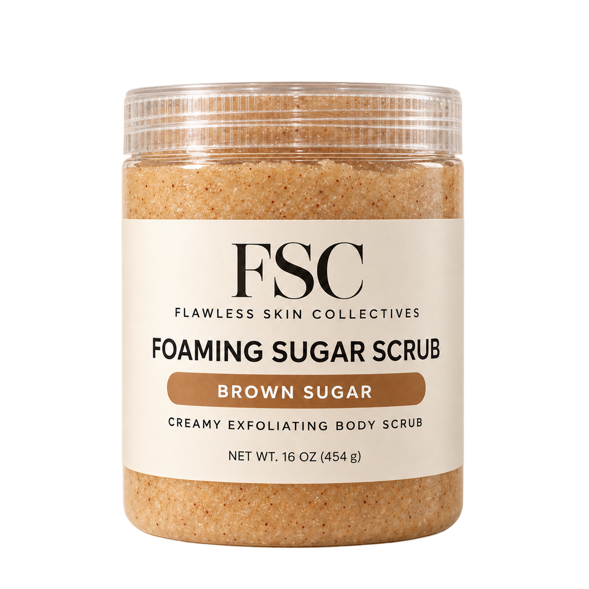 BROWN SUGAR FOAMING SUGAR SCRUB