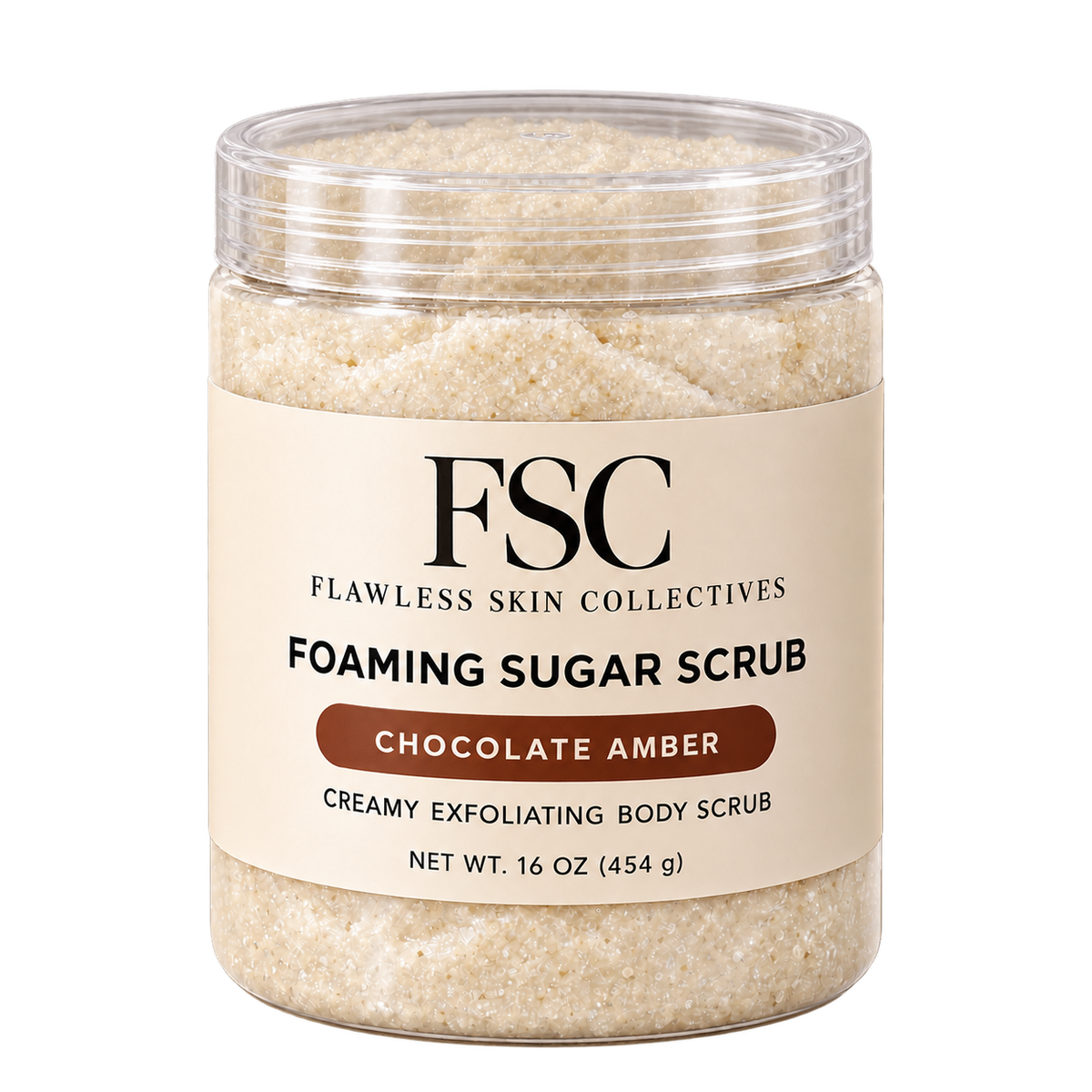 CHOCOLATE AMBER FOAMING SUGAR SCRUB