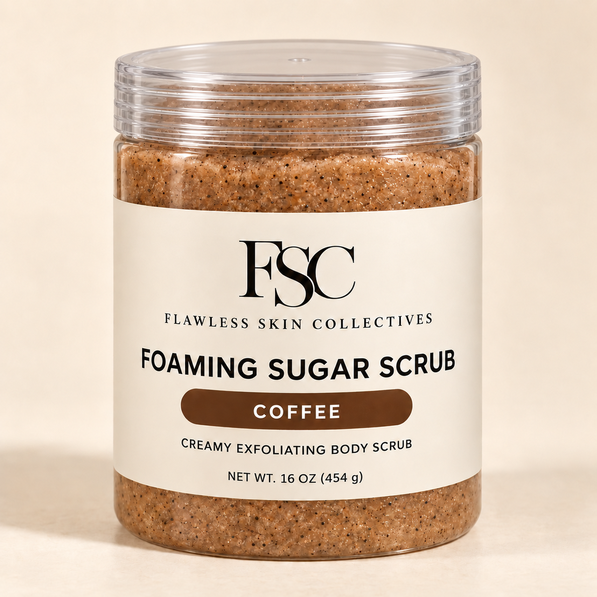 COFFEE FOAMING SUGAR SCRUB