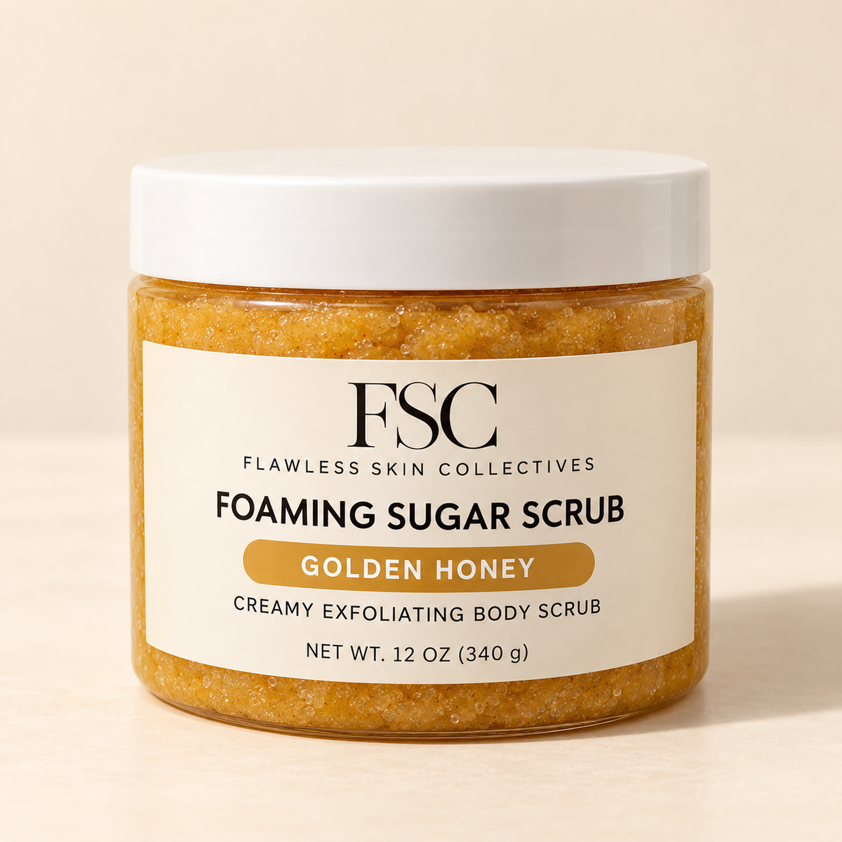 GOLDEN HONEY FOAMING SUGAR SCRUB