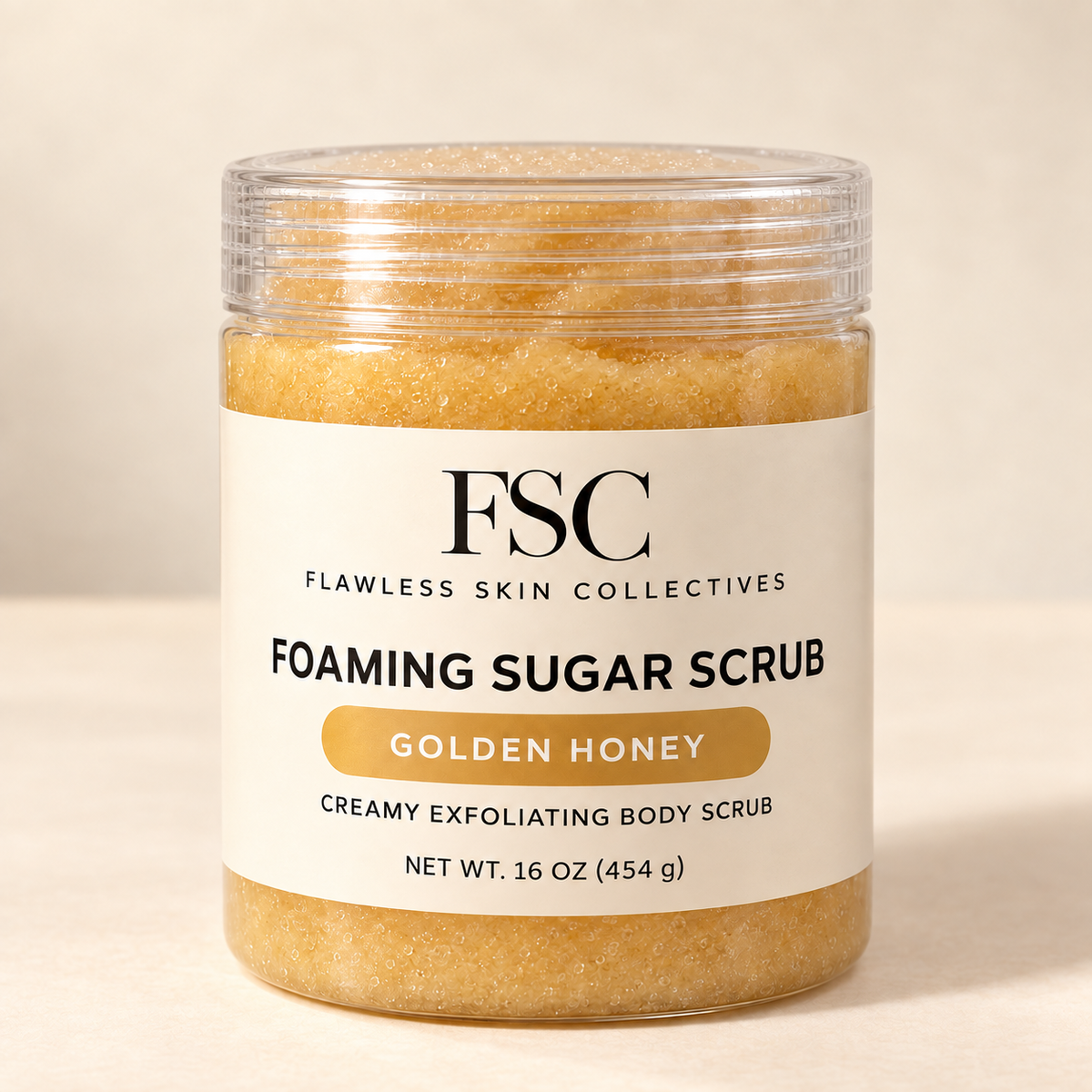 GOLDEN HONEY FOAMING SUGAR SCRUB