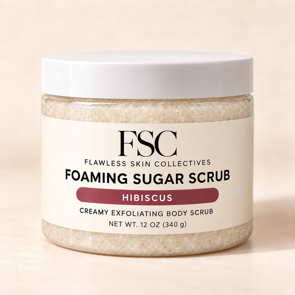 HIBISCUS FOAMING SUGAR SCRUB