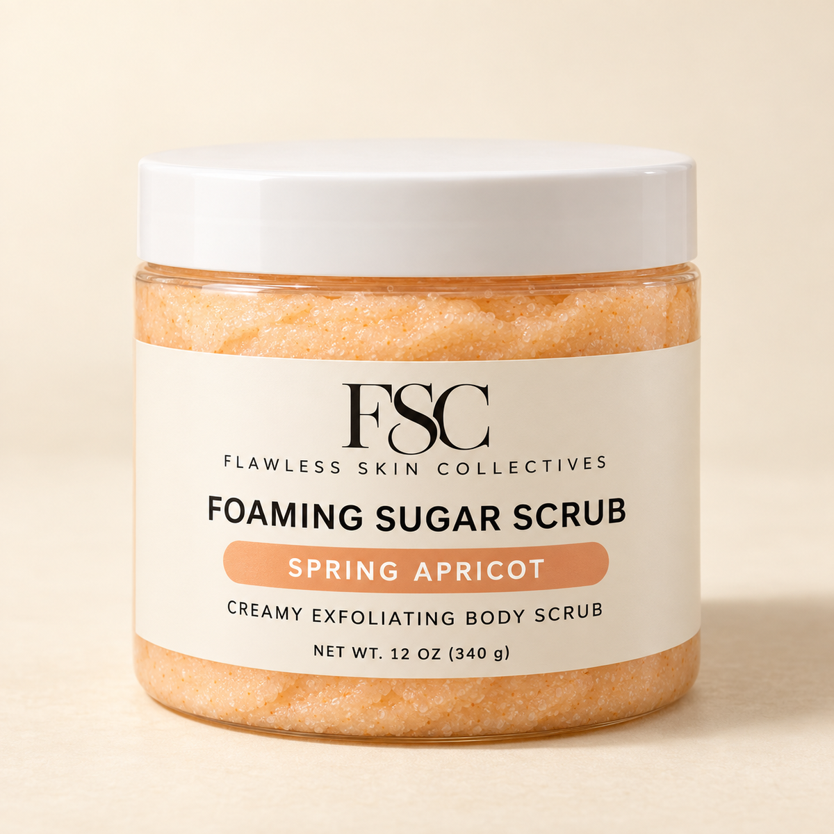 SPRING APRICOT FOAMING SUGAR SCRUB