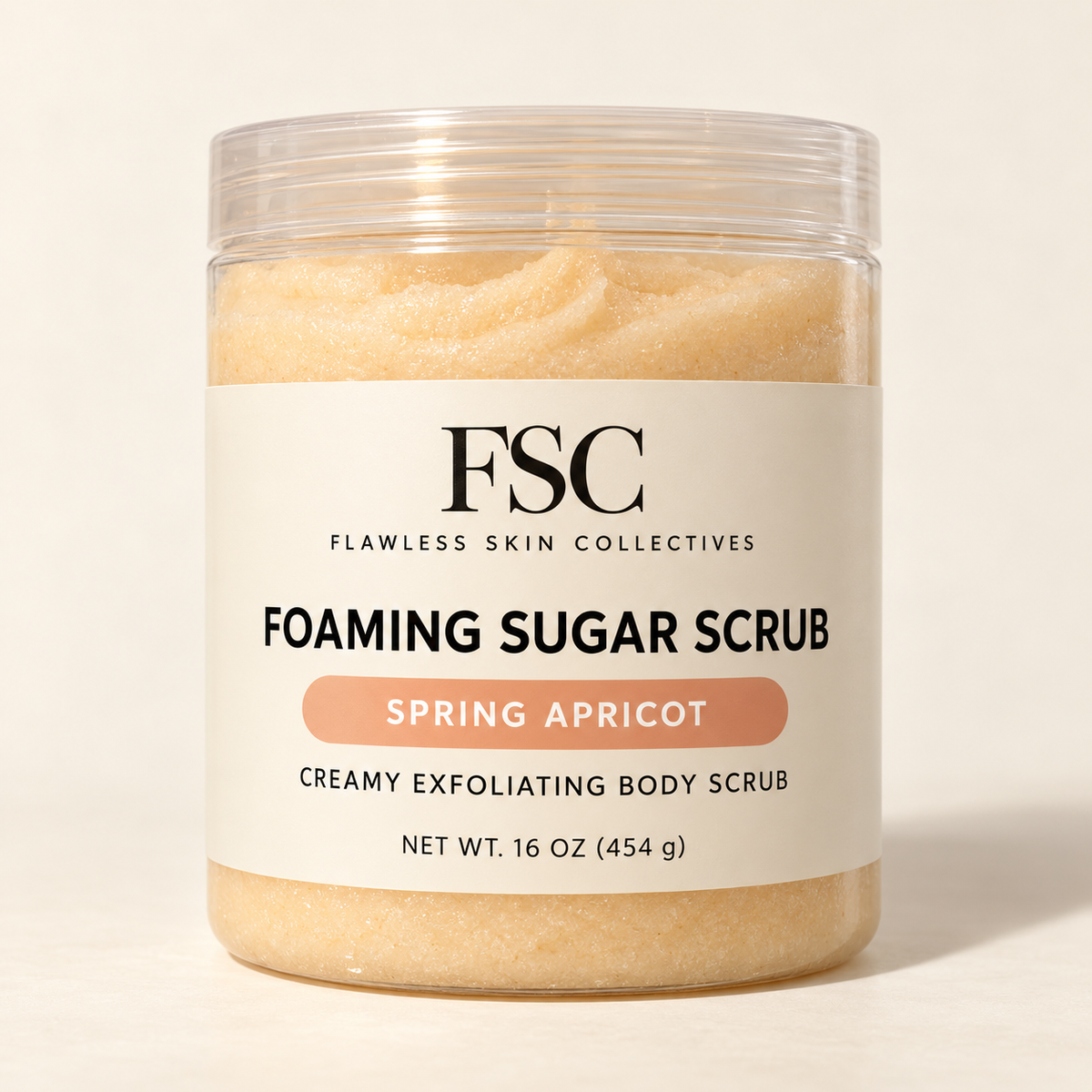 SPRING APRICOT FOAMING SUGAR SCRUB