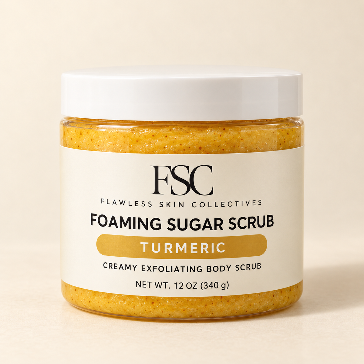 TURMERIC FOAMING SUGAR SCRUB