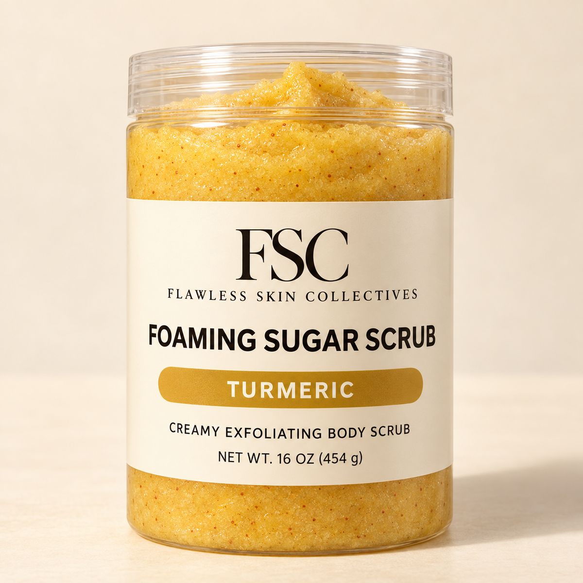 TURMERIC FOAMING SUGAR SCRUB