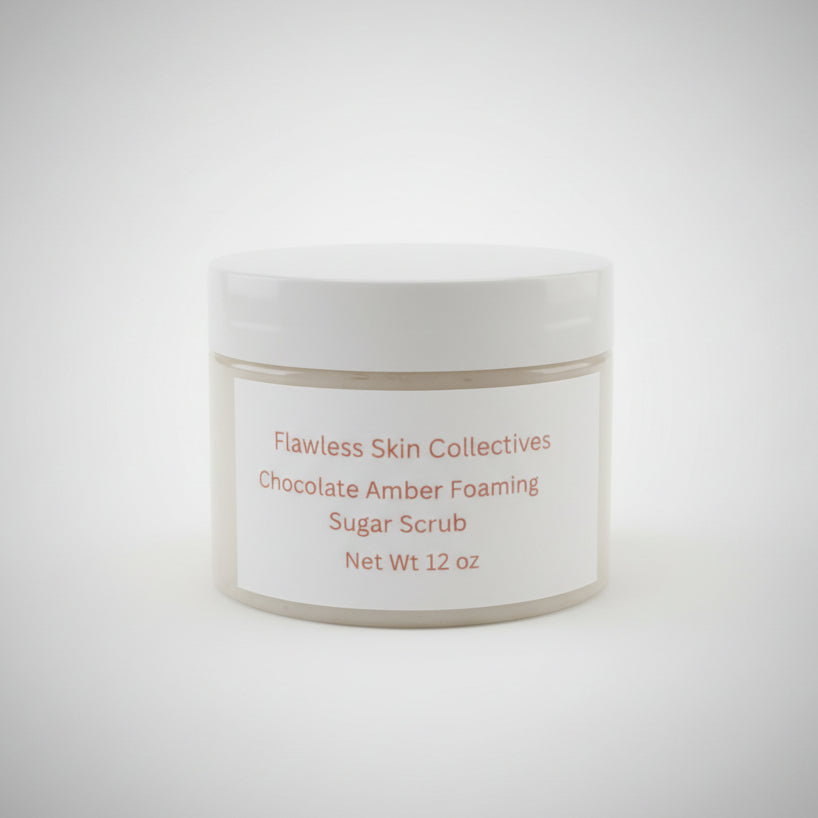 CHOCOLATE AMBER FOAMING SUGAR SCRUB