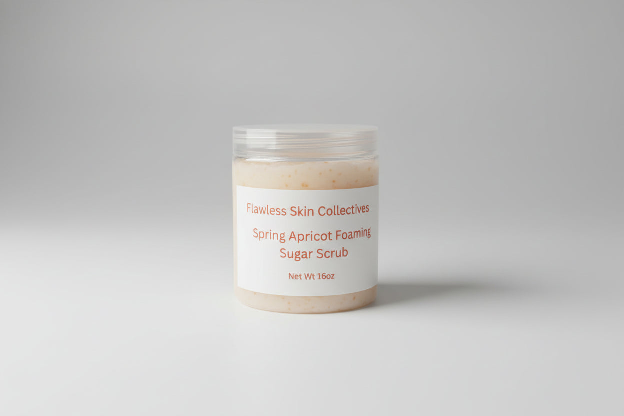APRICOT SPRING FOAMING SUGAR SCRUB