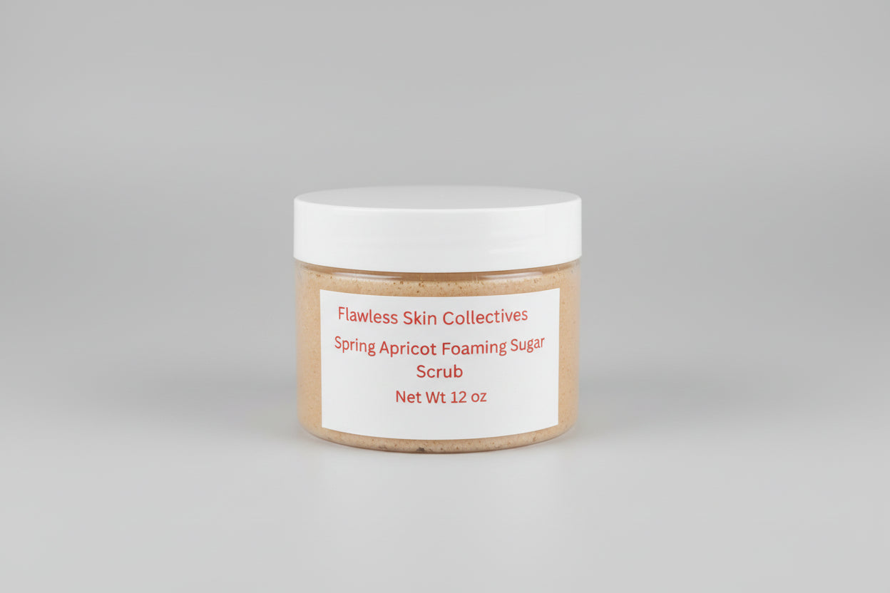 APRICOT SPRING FOAMING SUGAR SCRUB