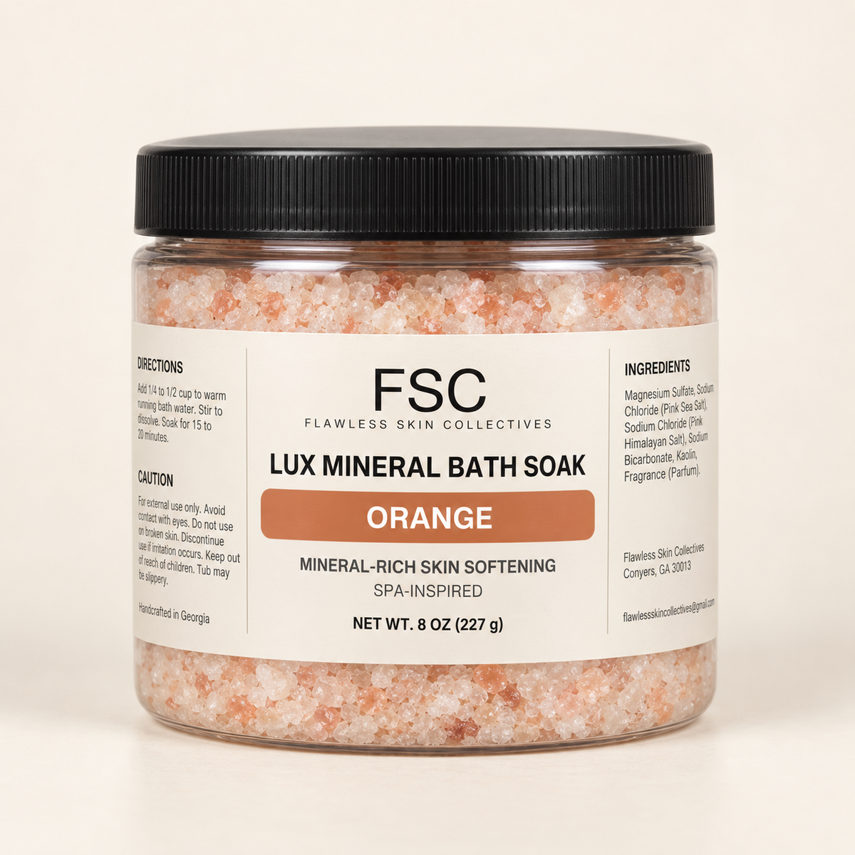 ORANGE BATH SOAKS