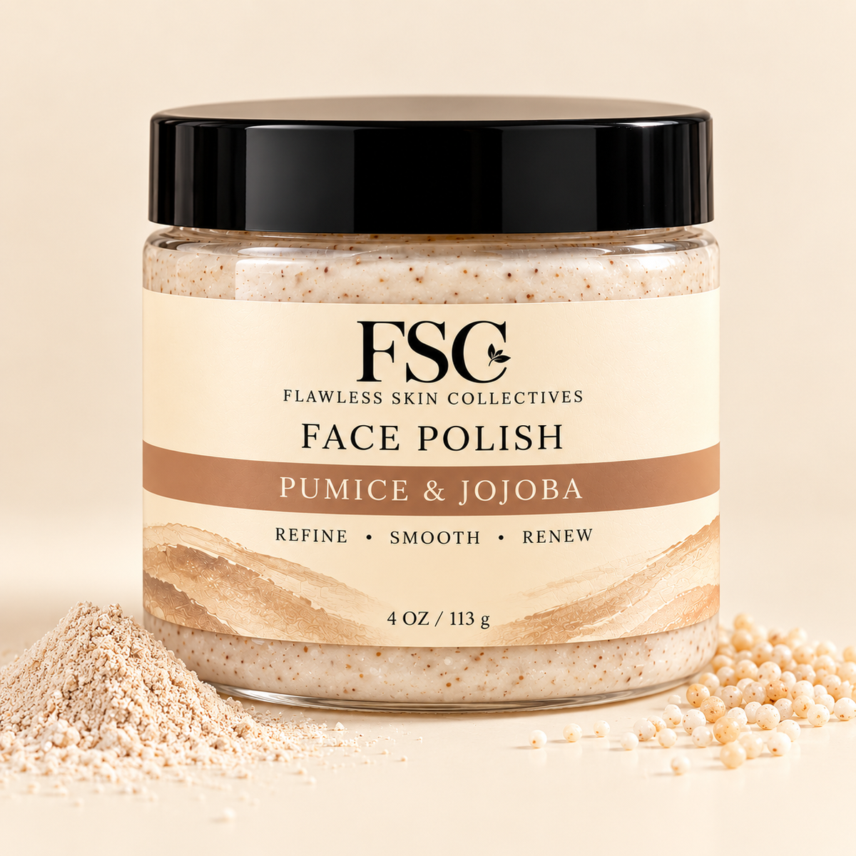 PUMICE + JOJOBA BEAD FACE POLISH