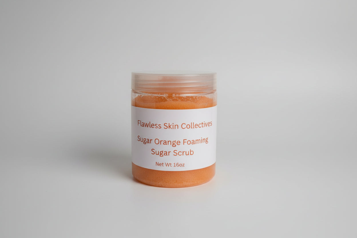 ORANGE SUGAR FOAMING SUGAR SCRUB